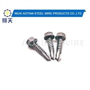 Skru Penggerudian Sendiri Hex Flange