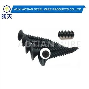 Skru Dinding Kering Hitam