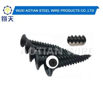 Skru Dinding Kering Hitam