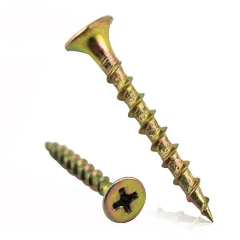 Yellow Zinc Plated Wood Screw.